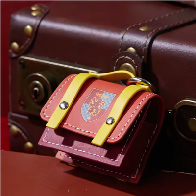 Étui en cuir pour Airpods de la maison de Poudlard